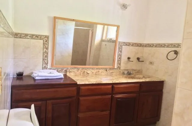 Hotel Al Mare Barahona room bathroom
